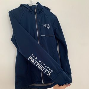 New England Patriots women’s navy full zip jacket
